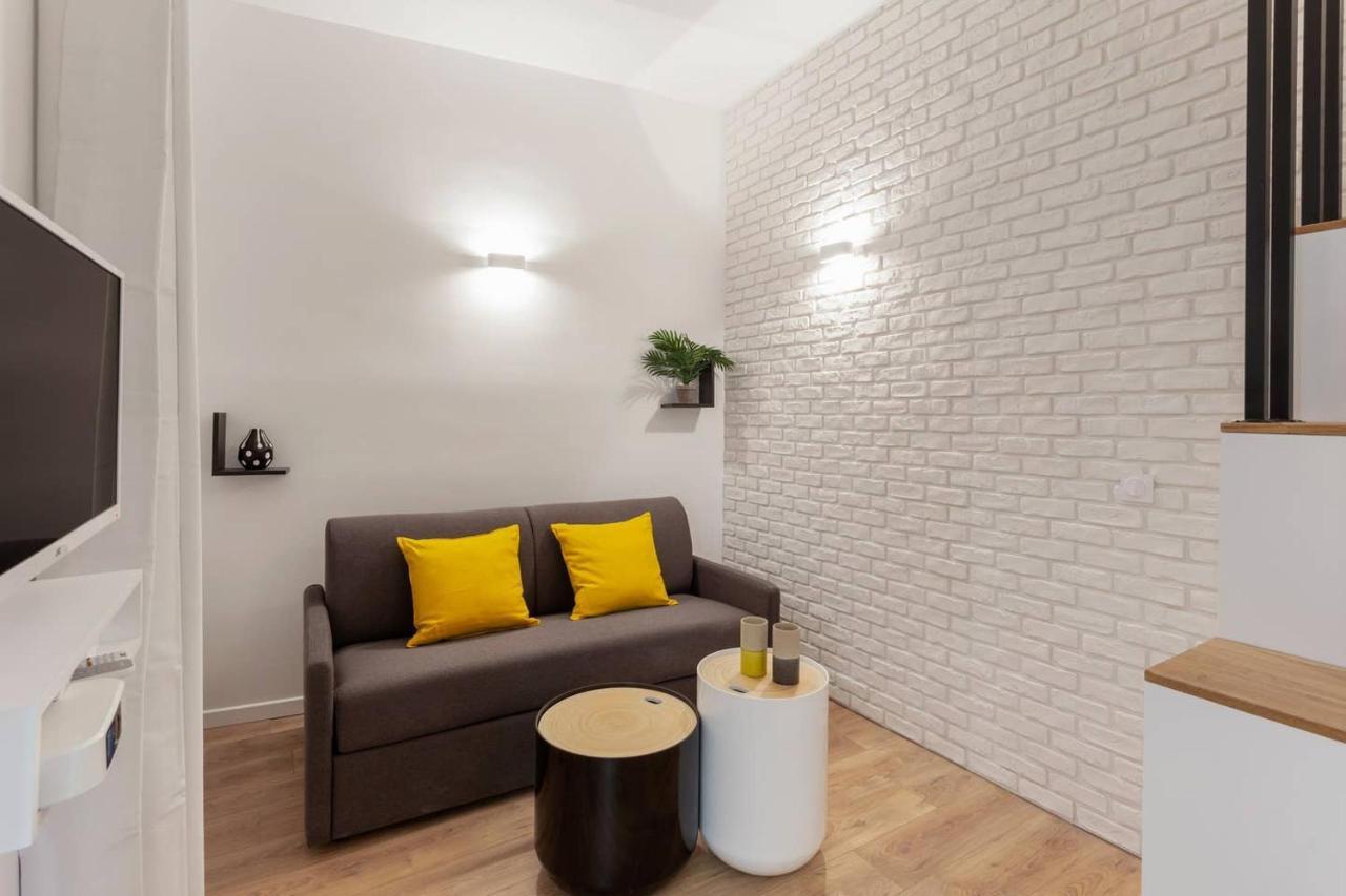 Studio 4 personnes avec Mezzanine à Montparnasse-Saint Germain Parigi Esterno foto